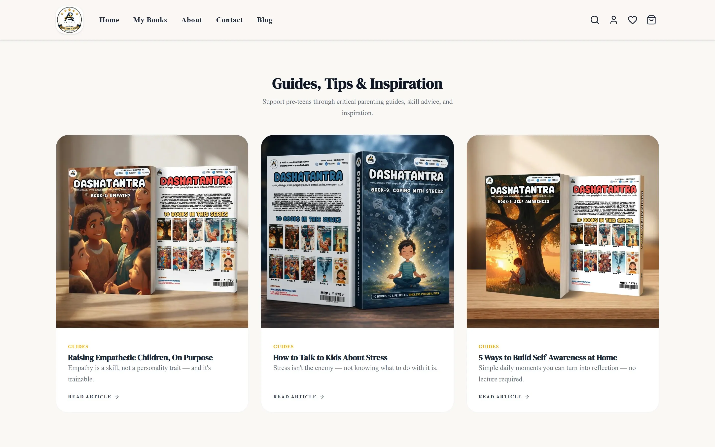 Dashatantra blog section: guides, tips and inspiration for parents