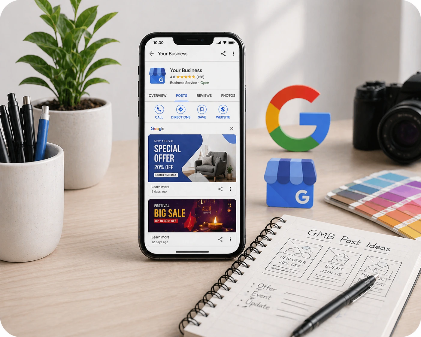 Google My Business GMB Post Design Services in Lucknow - Webcodexa Digital Marketing