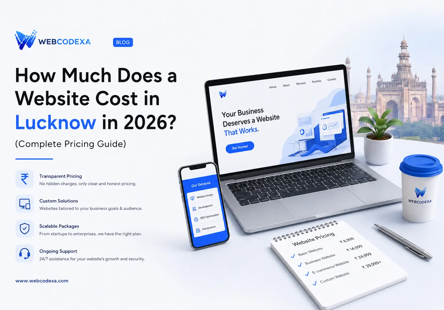 How Much Does a Website Cost in Lucknow in 2026? (Complete Pricing Guide)